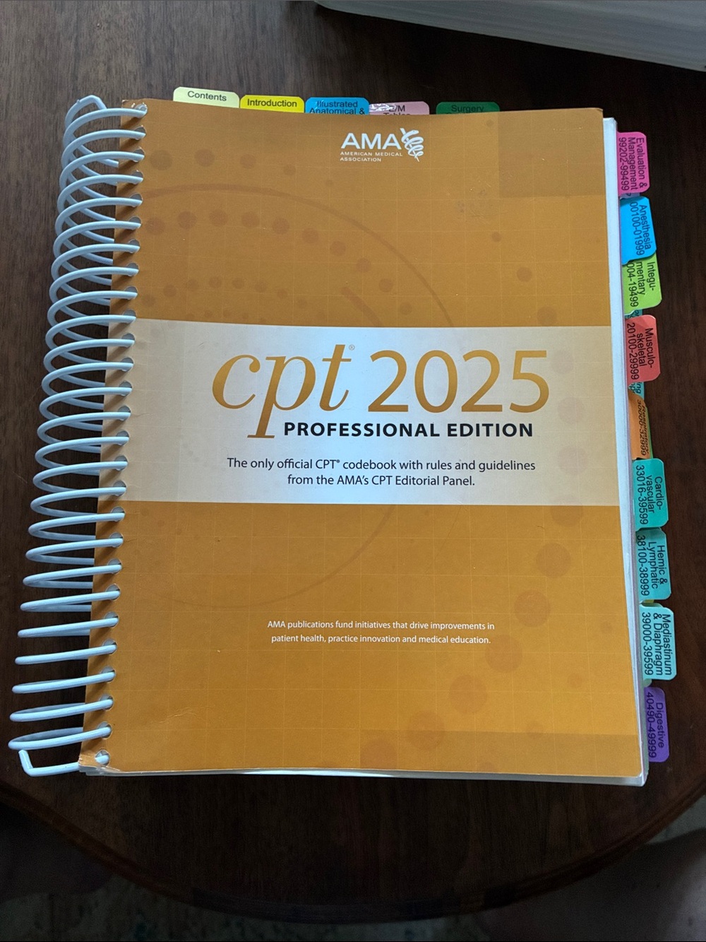 CPT 2025 Professional Edition Medical Coding Book